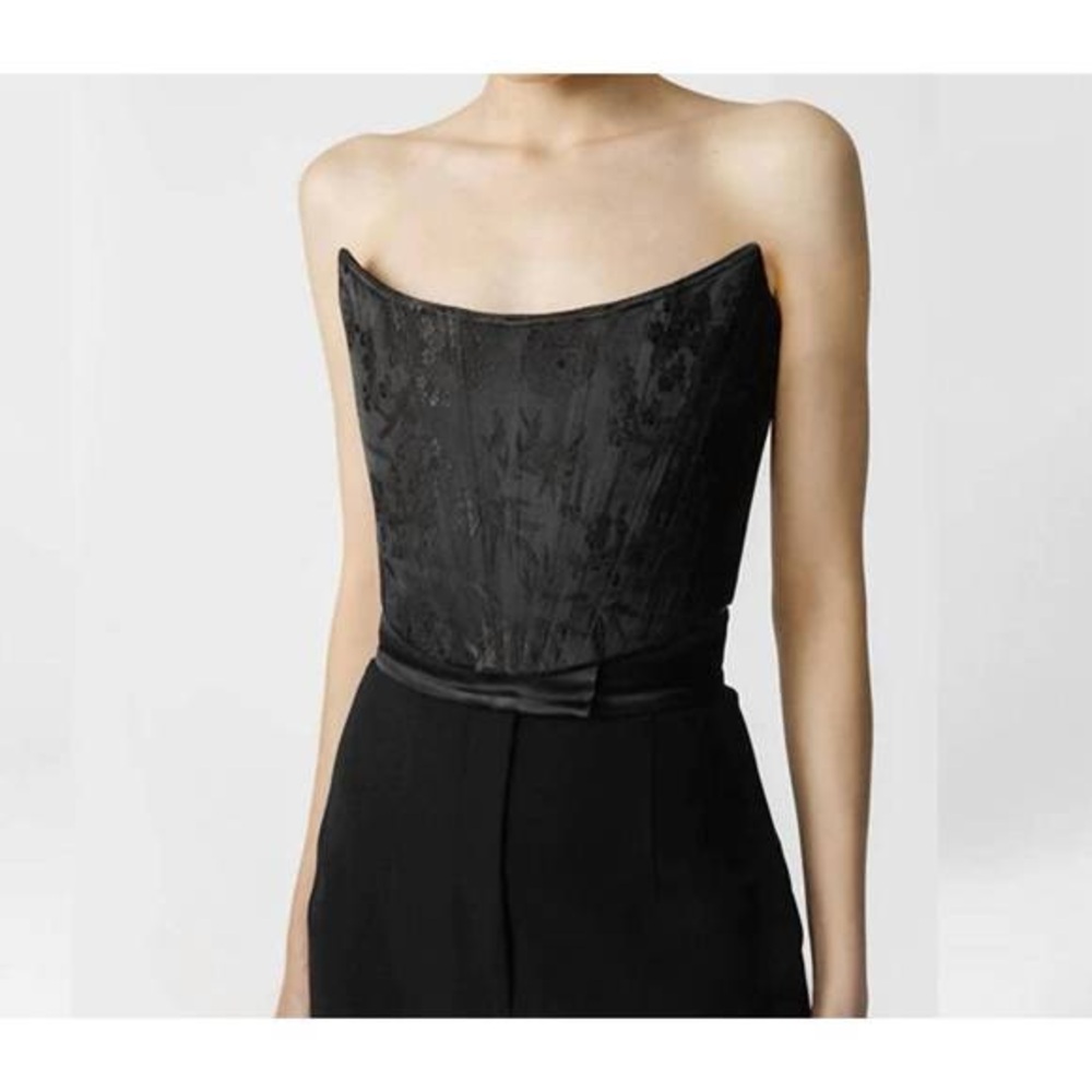 NWT SAU LEE (8) Josie Jacquard Top Corset